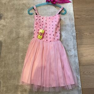 Stella M’Lia Girls Pink Party Dress